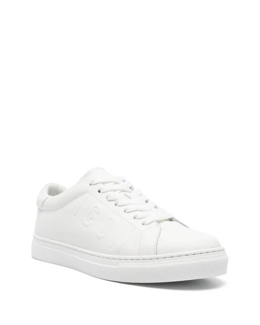 DSquared² White Cassetta Sneakers