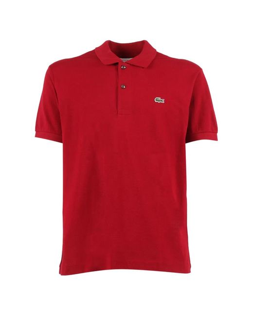 Lacoste Red Short Sleeve Polo Shirt for men
