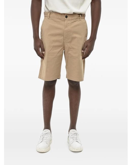 DIESEL Natural Belt-Loop Shorts for men