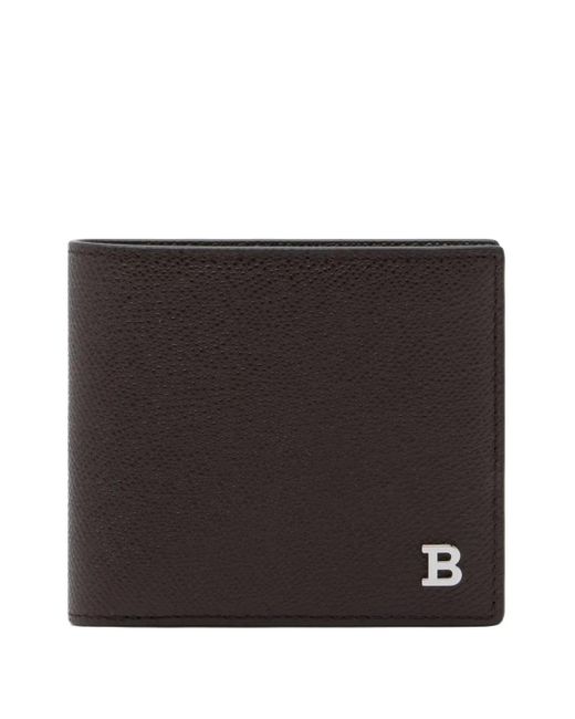 Bally Black Grained Bifold Wallet for men