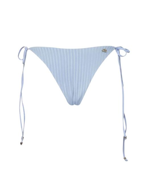Baobab Blue Kima Ring-Detail Bikini Bottoms