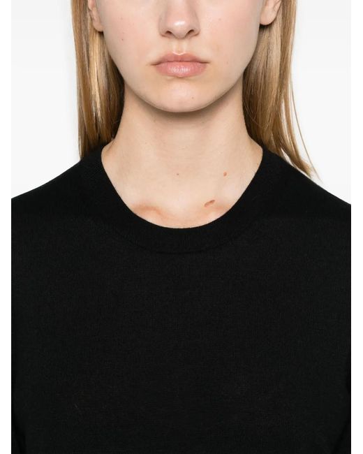 Bompard Black Extrafeiner Pullover Mit Rundem Ausschnitt