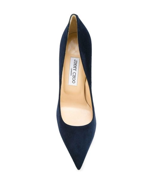Jimmy Choo Anouk Suede Pumps in Taupe (Blue) - Save 63% - Lyst