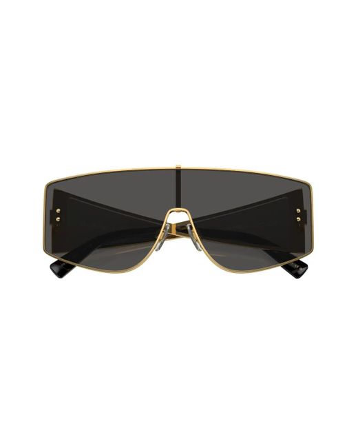 Dolce & Gabbana Gray Dna Mask-Frame Sunglasses for men