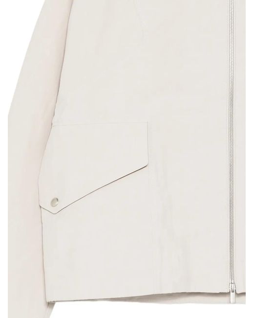 CROQUIS White Collared Jacket for men
