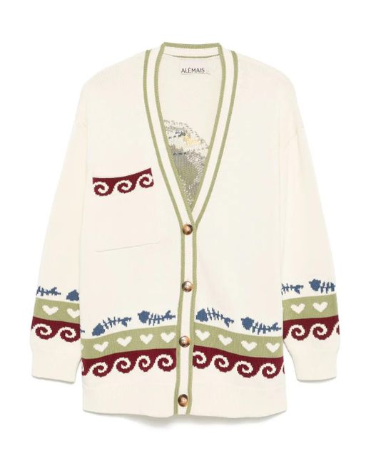 Cardigan Bath House ALÉMAIS en coloris Natural