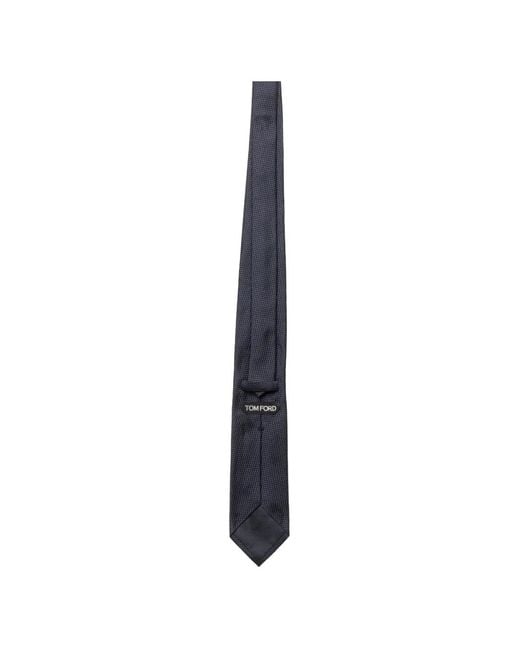 Tom Ford White Patterned Tie for men