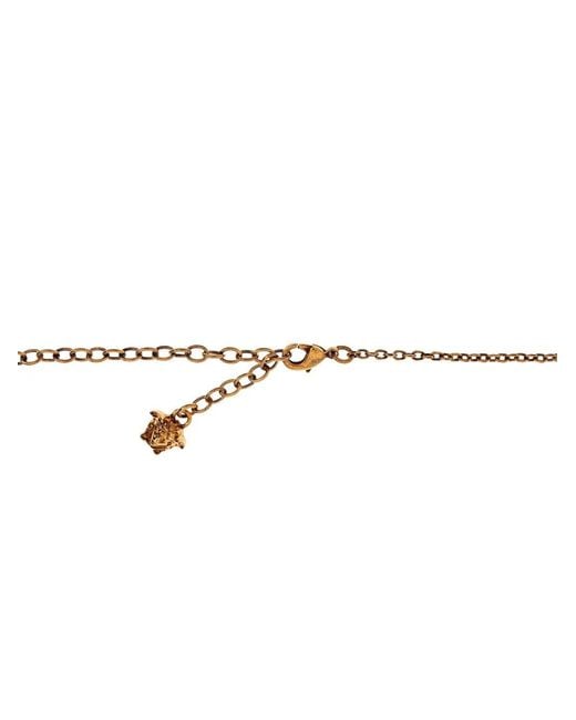 Versace White Barocco-Pendant Necklace for men