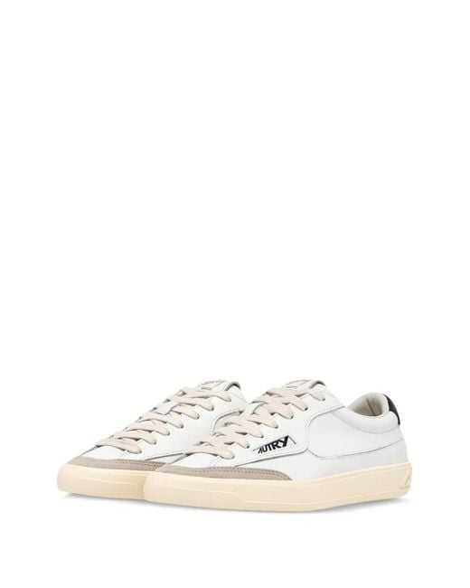 Autry White Windscape Low Leat/Sue for men