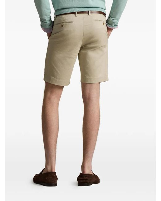 Polo Ralph Lauren Gray Short À Patch Logo for men