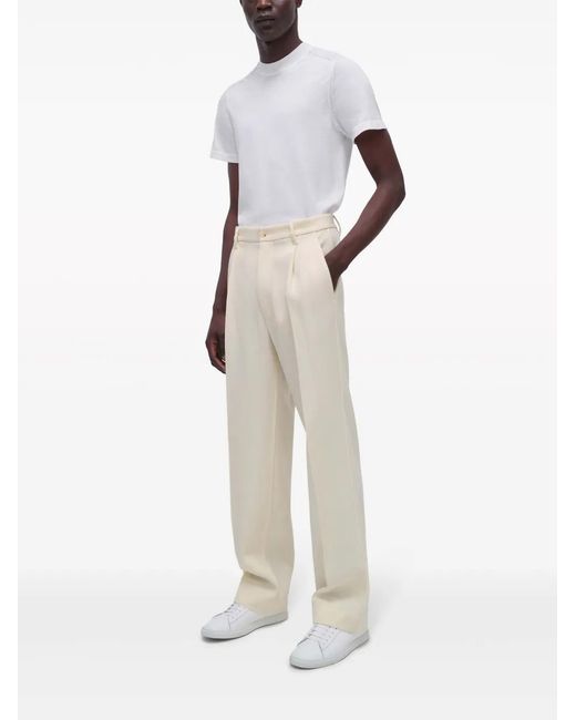 Jonathan Simkhai White Kane Wool-Blend Track Pants for men