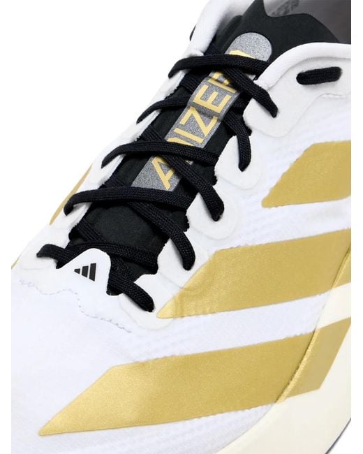 Adidas White Adizero Evo Sl Sneakers