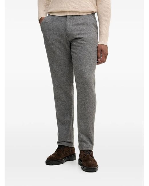 Barbour Gray Belt-Loop Trousers for men