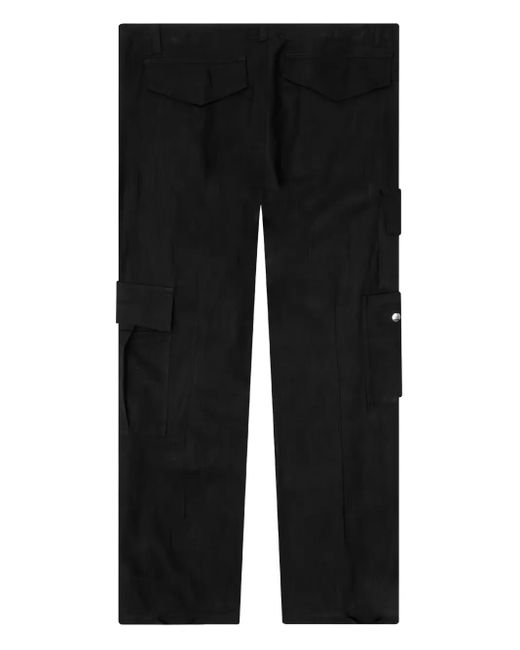 Rhude Black Multi-Pocket Cargo Pants for men