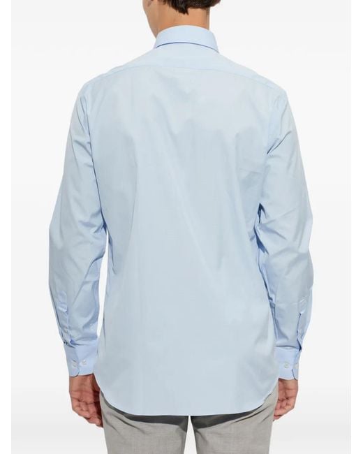 Paul & Shark Blue Soffio Button-Down Shirt for men
