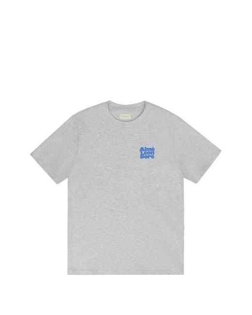 Aimé Leon Dore Gray Logo-Print T-Shirt for men