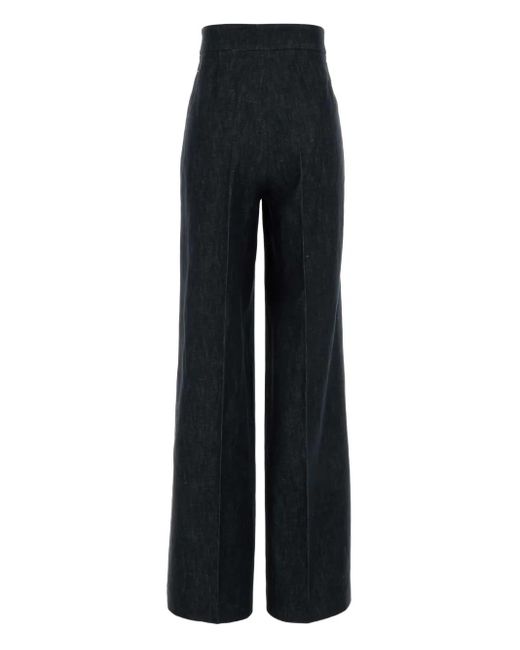 PT Torino Black Pleated Trousers