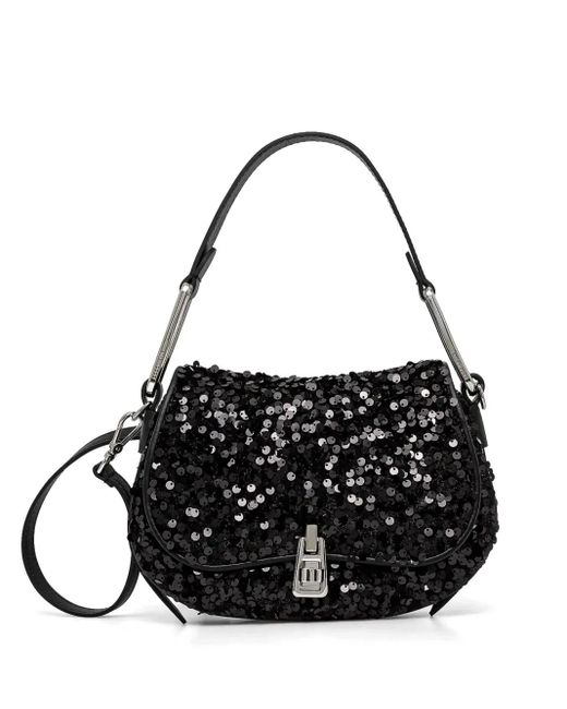 Borsa A Tracolla Magie Paillettes di Coccinelle in Black