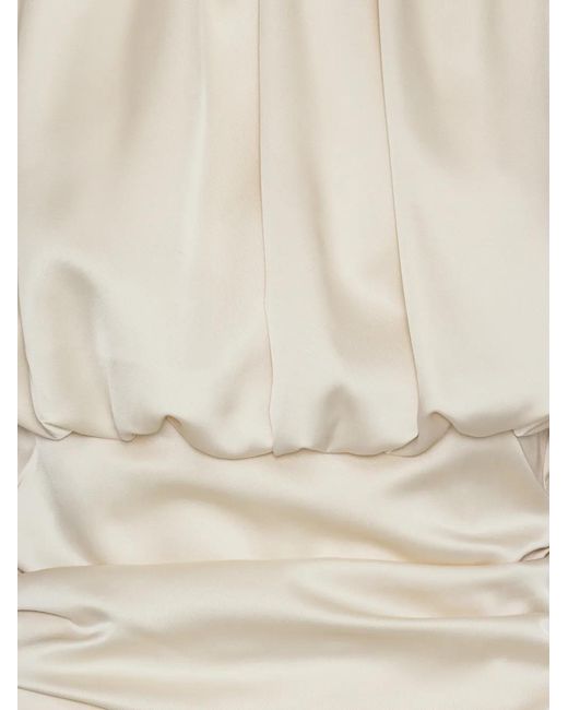 ROTATE BIRGER CHRISTENSEN White Ls Ruched Top