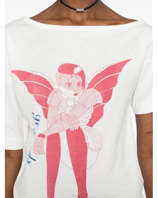 Our Legacy Pink Slant T-Shirt