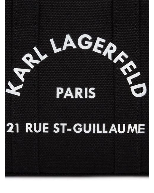Karl Lagerfeld Rue St-guillaume ハンドバッグ Black