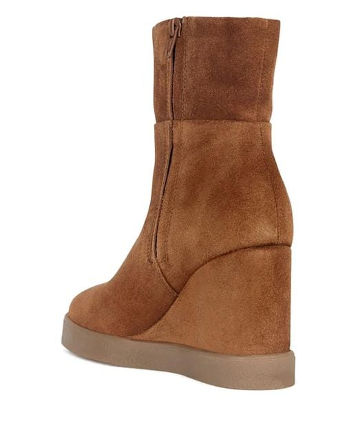 Geox Brown 80Mm Elidea Boots