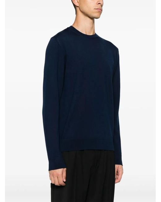 Ballantyne Blue Wool Sweater for men