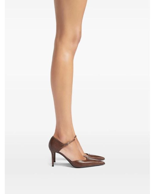 Giuseppe Zanotti Brown 85Mm Raquel D'Orsay Pumps