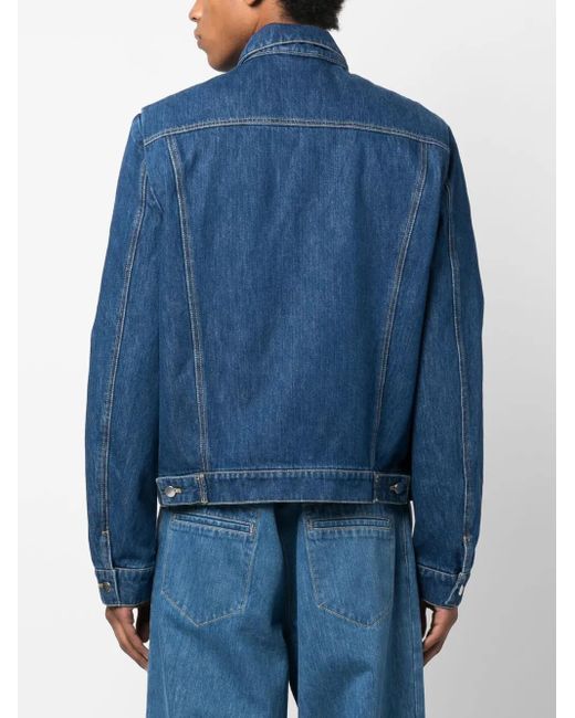 Bianca Saunders Blue Lexxus Denim Jacket for men