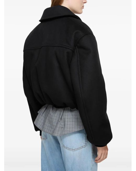 Acne Allegro ボンバージャケット Black
