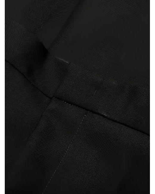 Jil Sander Black Pleated Wool Trousers for men