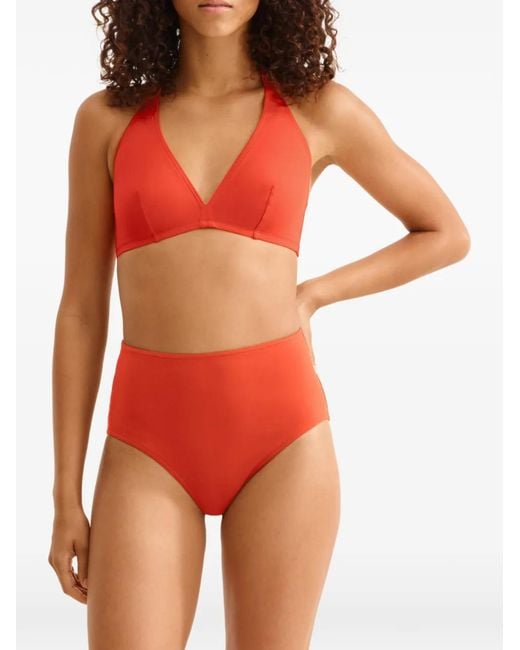 Eres Orange Remember High-Waisted Bikini Bottoms