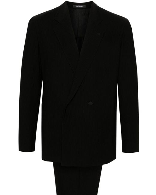 Tagliatore Doppelreihiger Anzug in Black für Herren