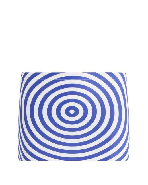 Jean Paul Gaultier Blue The Target Mini Skirt