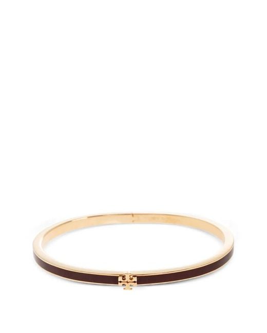 Tory Burch Natural Icon Thin Enamel Bracelet