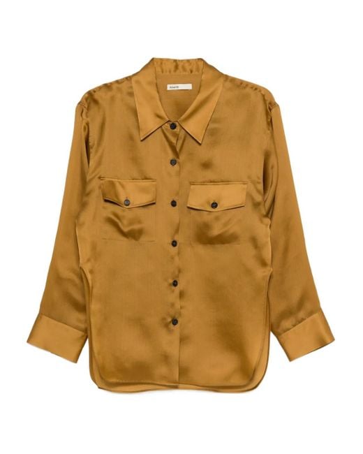 Khaite Yellow Matteo Bluse