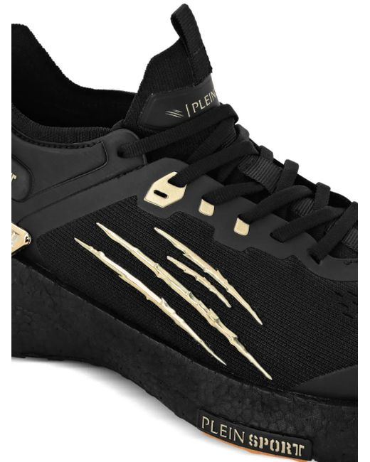 Philipp Plein Black Runner Ps Extra Light Sneakers