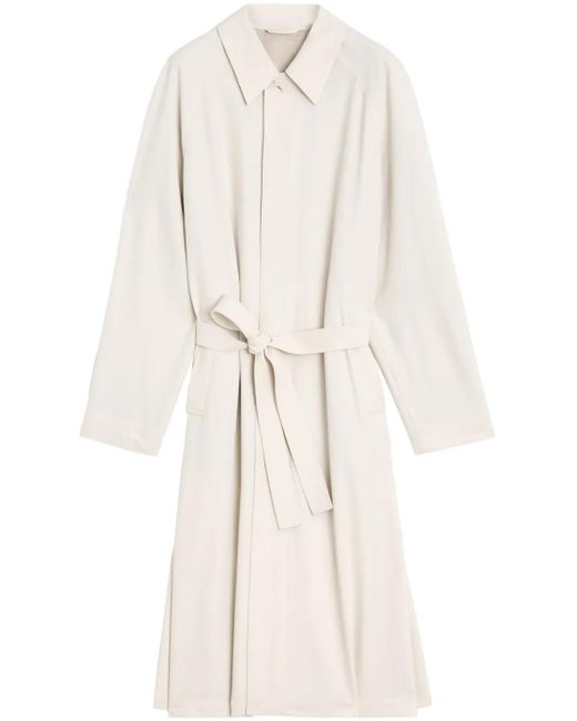 Lemaire ベルテッド コート White