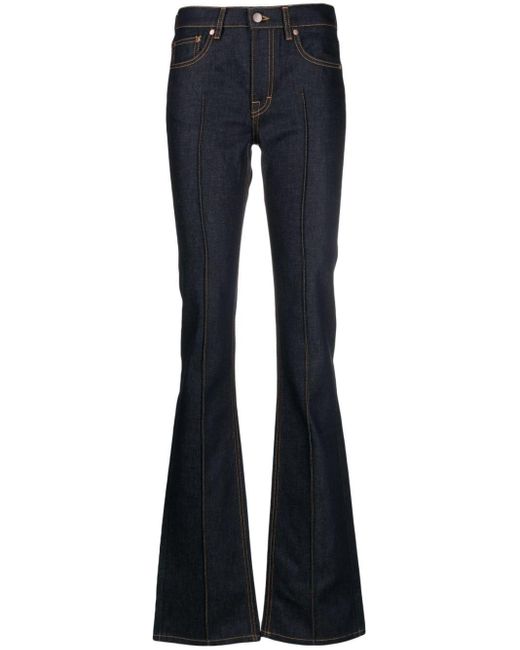 Filippa K Blue High-waisted Organic Cotton Jeans