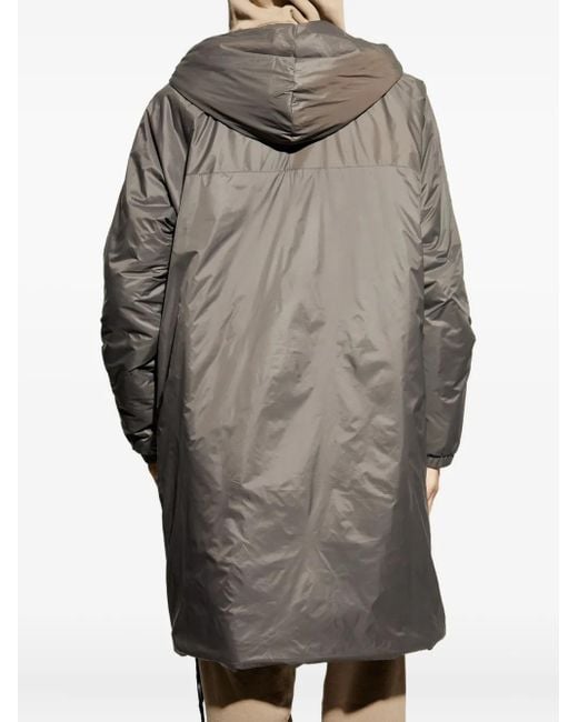 Rick Owens Kapuzenmantel Mit Reißverschluss in Gray für Herren