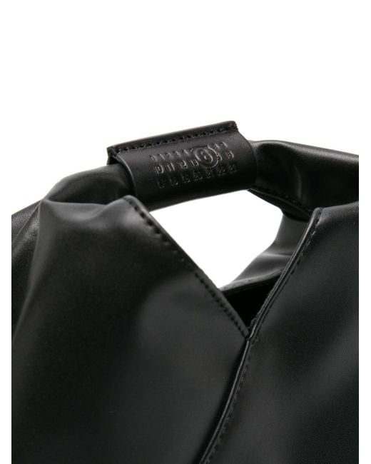 MM6 by Maison Martin Margiela Black Japanese Faux-leather Crossbody Bag