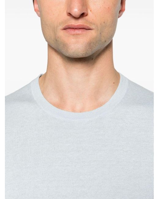 Michael Kors T-Shirt aus geripptem Strick in White für Herren