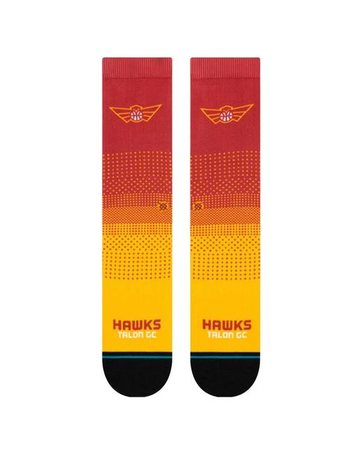 Stance Orange Nba Atlanta Hawks Talon Gc Socks for men