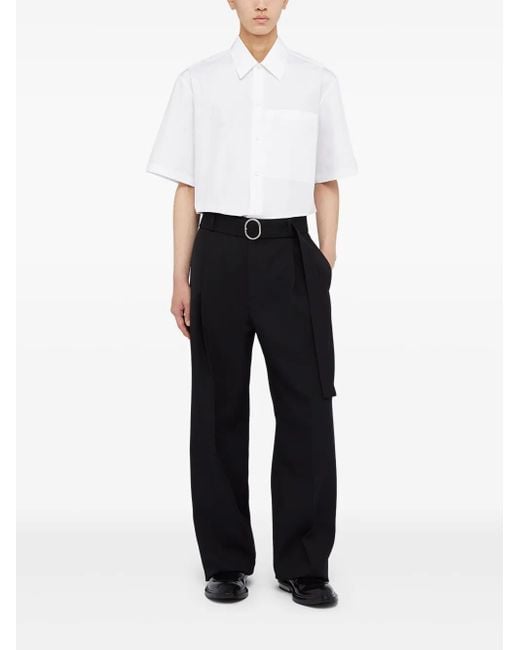 Jil Sander White Oversize Shirt for men