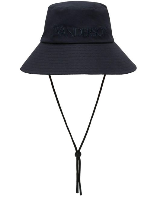 Cappello bucket con ricamo di J.W. Anderson in Black