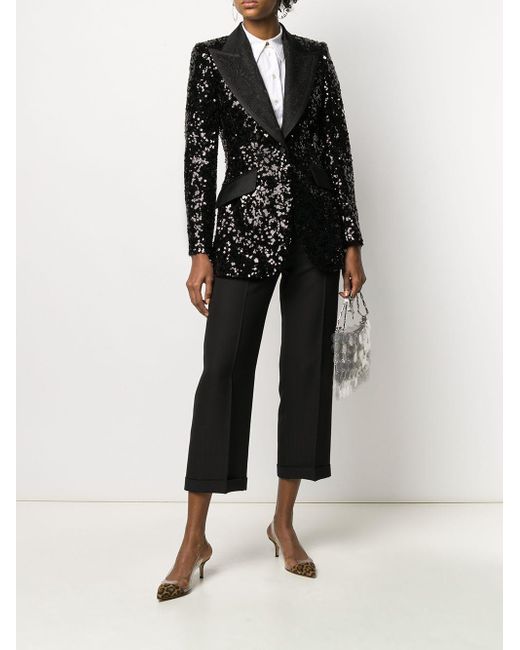 dolce cabo sequin blazer