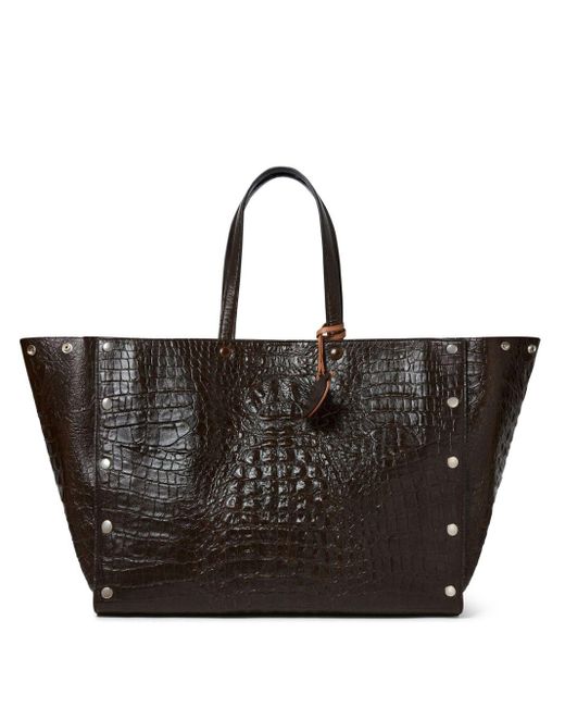 Stella McCartney Black Large Studs Tote Bag