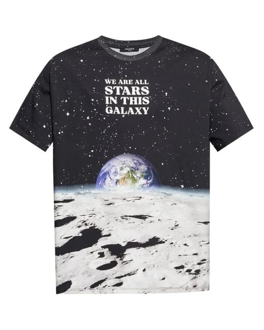 Balmain Black T-Shirts And Polos for men