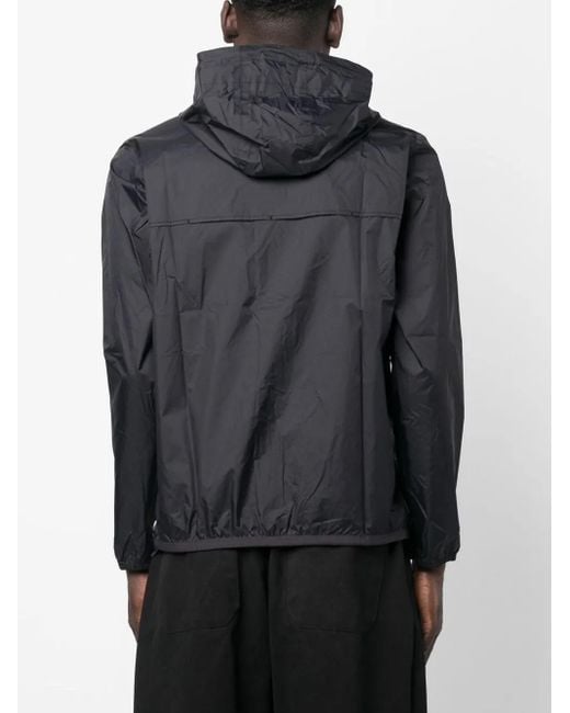 COMME DES GARÇONS PLAY Blue Lightweight Hooded Jacket