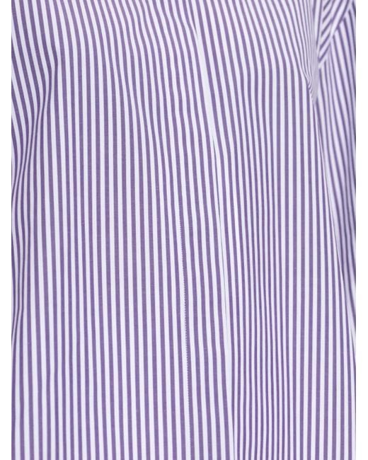 Max Mara Purple Tubinga Hemd